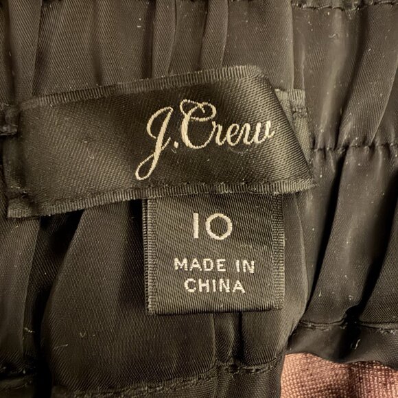 J. CREW Rose Velvet Leopard Cheetah Print Straight Leg Ankle Pants Size 10 - Picture 5 of 7